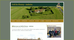 Desktop Screenshot of golfdefleuray-amboise.com